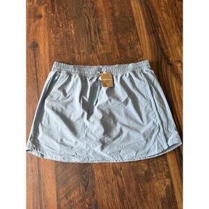 NEW Patagonia Women's Fleetwith Skirt Skort Light Plume Grey SZ XL